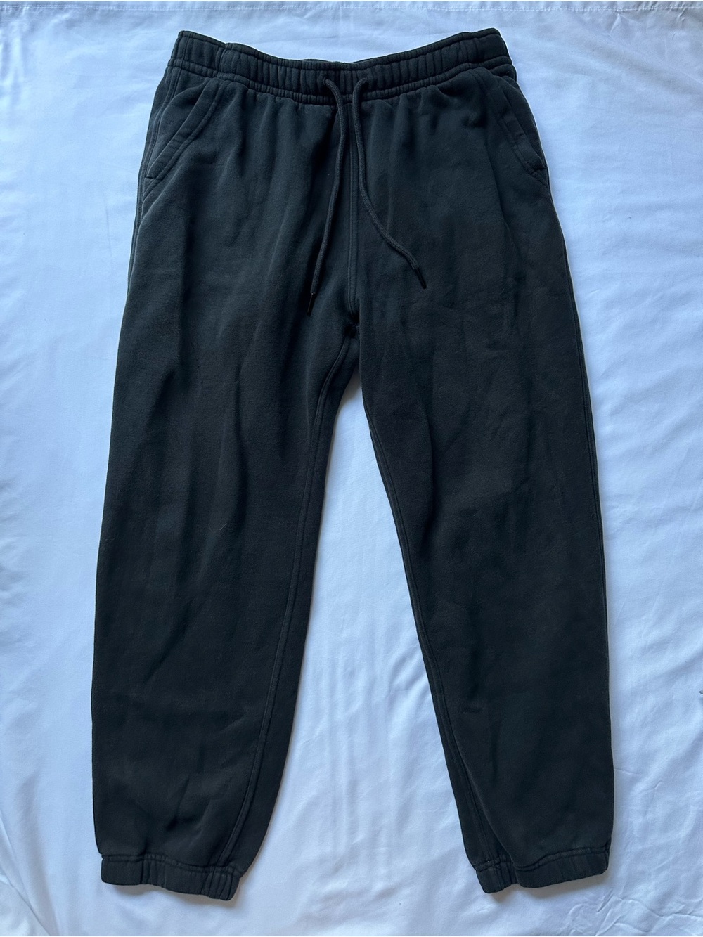 Abercrombie & Fitch Black Drawstring Joggers